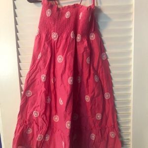 J CREW SUMMER DRESS PINK